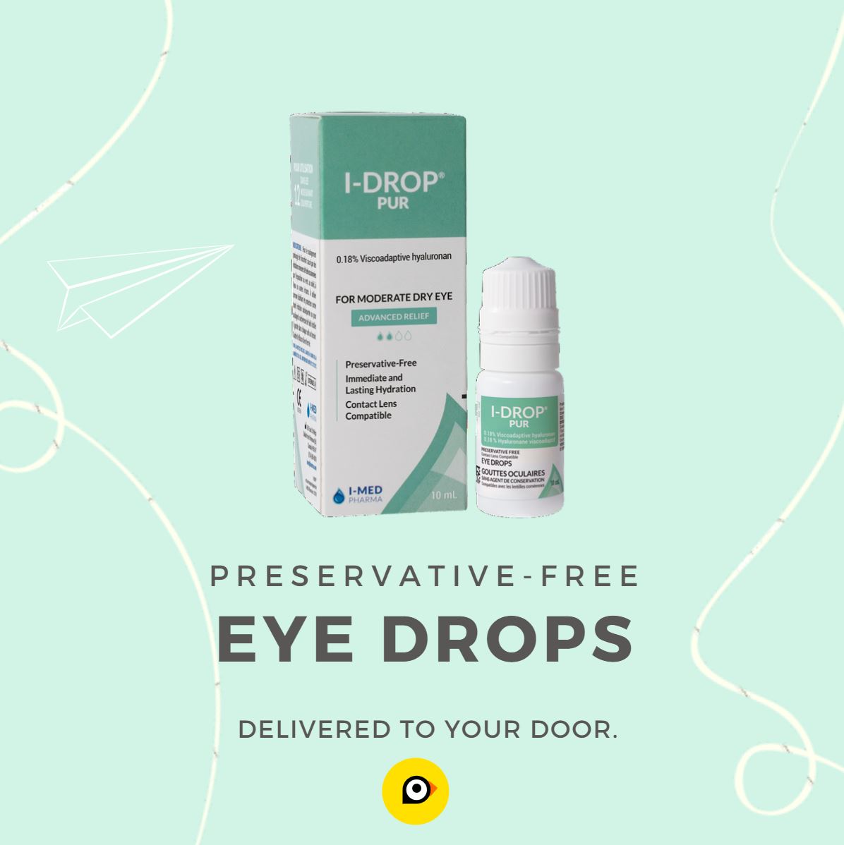 I-Drop Pur Gel | #1 Optometrist Proven Dry Eye Gel